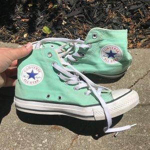 Mint Converse Chuck Taylor’s
